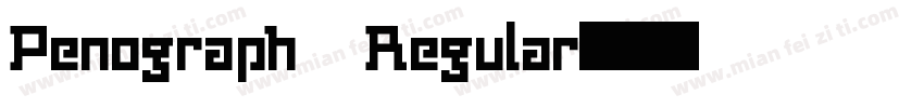 Penograph Regular字体转换